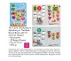 Ten Little Teddy Bears Splashing In The Bath Board Book with 10 silicone shapes
